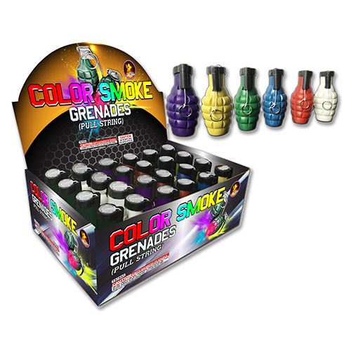 Pull String Smoke Grenade at Blazing7Fireworks